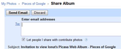 Edit Albums Collaboratively In Picasa Web