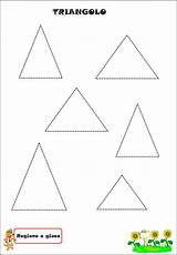 Triangolo Scuola Forme Colorare Geometriche Schede Attività Didattiche Triangoli Infanzia Triangolino Paese Imparaconpoldo Logici Blocchi Geometria Riconoscimento Poldo Quadrato sketch template