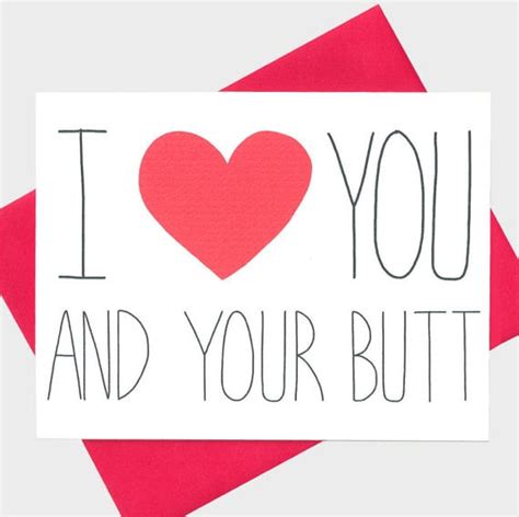 i love you and your butt 4 30 valentine s day cards