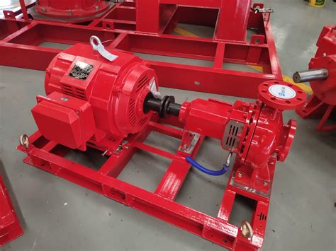 high power electric fire fighting pump  gpm psi ul fm fire pump  sale  suction