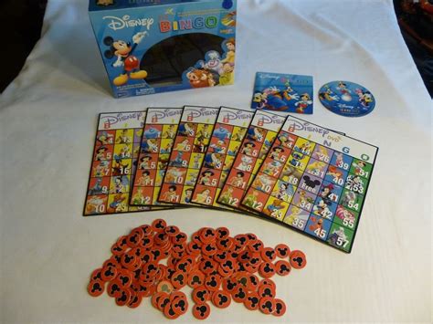 Disney Dvd Bingo Game Mickey Little Mermaid Dalmatians Jungle Book