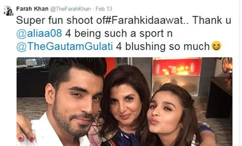 Gautam Gulati And Alia Bhatt Spotted On Farah Khan’s New Show