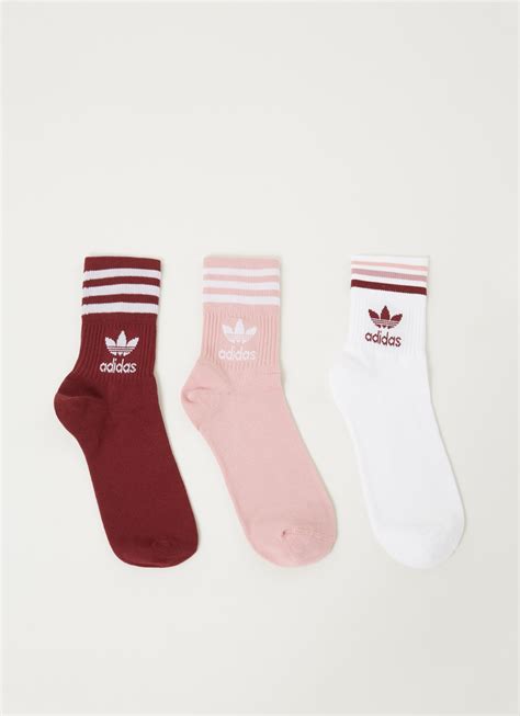 adidas sokken met logo   pack multicolor de bijenkorf