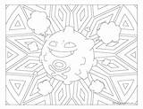 Coloring Koffing Pokemon Windingpathsart Pages Adults sketch template