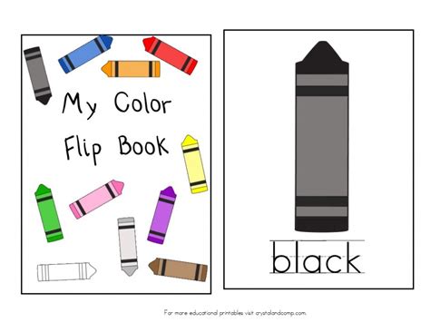 images  printable books  teach colors  printable flip