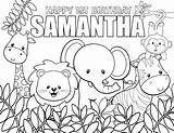 Safari Coloring Pages African Getcolorings sketch template