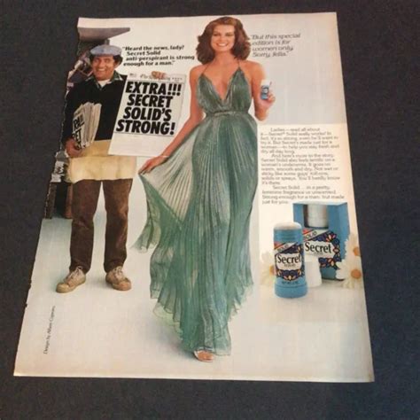 vintage secret deodorant ad clipping magazine ad speedo bathing suit