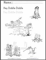Diddle Rhyme Fiddle sketch template
