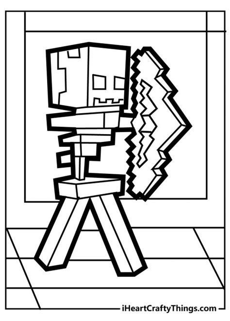 minecraft coloring pages   printables