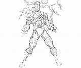 Cyclops Marvel Gambit sketch template