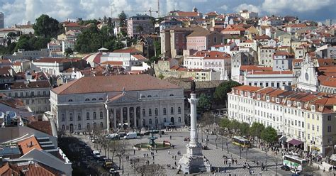 rossio square  lisbon portugal sygic travel