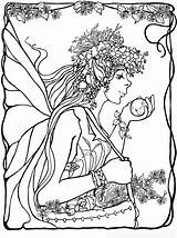 Coloring Pages Fairy Popular Fairies sketch template