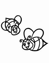 Abejas Bees Printable Vectores Drawing sketch template