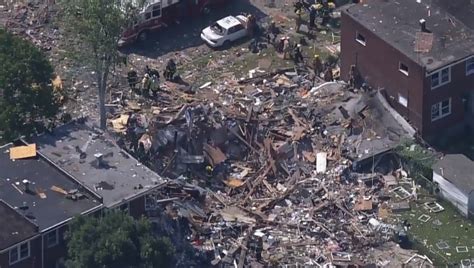 deadly explosion levels buildings in baltimore