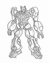 Coloring Transformer Disguise Bumblebee Robot Pages Comments sketch template