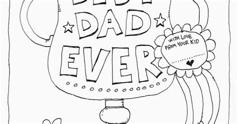 printable dad coloring page  fathers day  cute coloring