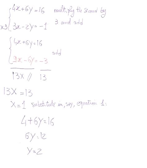 addition  subtraction method  solve xy     socratic