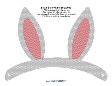 printable bunny ears template