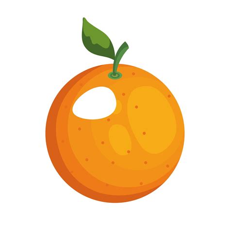 orange fruit icon vector design  vector art  vecteezy