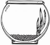 Fish Bowl Aquarium Clipart Coloring Template Empty Tank Fishbowl Outline Pages Clipartmag Color April Webstockreview Clipground Merrychristmaswishes Info sketch template