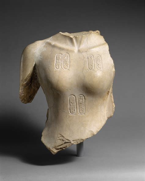 torso of akhenaten new kingdom amarna period the met