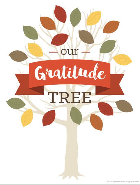 gratitude tree printable write    thankful