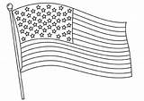 Flag Coloring American Printable Pages Color Kids Clipart Usa Outline Sheets Clip Original Flags Colouring July Printables Print 4th Blank sketch template