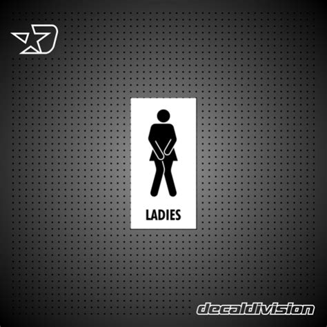 ladies toilet sign