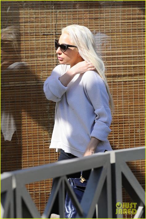 Full Sized Photo Of Lady Gaga Emerges From A Workout Looking Absolutely