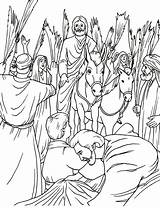 Colorat Entry Triumphal Palme Domenica Fise Floriilor Sermons4kids Domnului Duminica Jesús Ierusalim Crucis Christianity Enters Intampinarea Schede Cu Elida sketch template