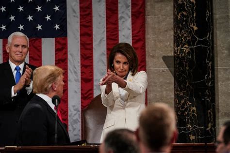 Viral Photo Captures Power Dynamic Between Trump And Nancy Pelosi The