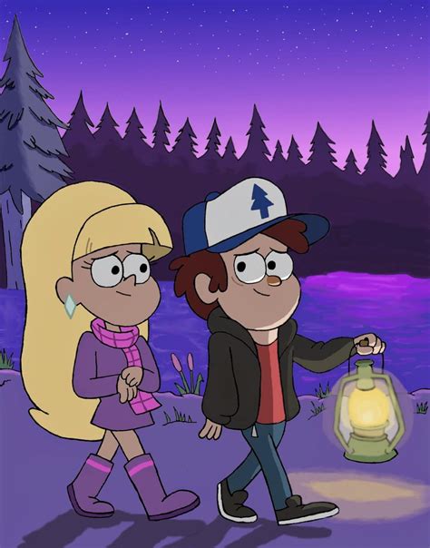 Dipper And Pacifica By Thefreshknight On Deviantart