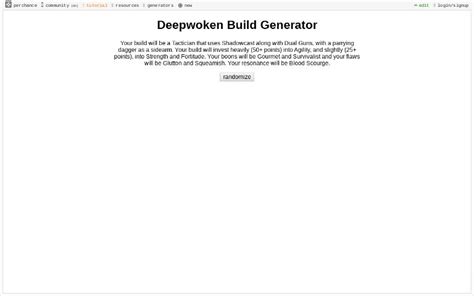 deepwoken build generator