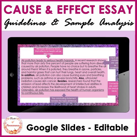 effect essay writing guidelines sample   teachers