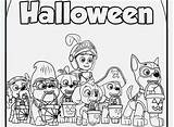 Patrol Paw Halloween Coloring Pages Printable Chase Mighty Pups Characters Print Trick Treat Kids Birthday Color Printables Getcolorings Africae Merce sketch template