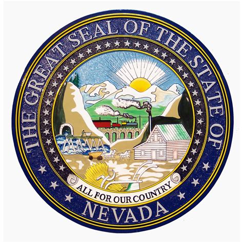 nevada state seal state seal plaques  state seal plaques flickr