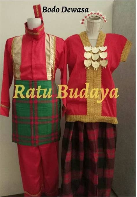 pakaian adat sulawesi selatan bodo baju adat tradisional