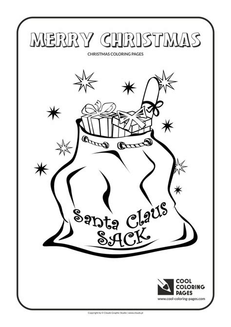 cool coloring pages santa claus sack coloring page cool coloring