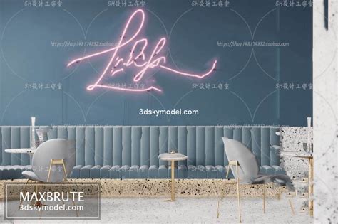 sell beauty salon spa set   model maxbrute furniture visualization