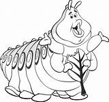 Coloring Bugs Life Pages Caterpillar Heimlich Luizen Bug Leven Eats Leaf Disney Pages2color Kleurplaten Coloringpages1001 Fun Kids sketch template