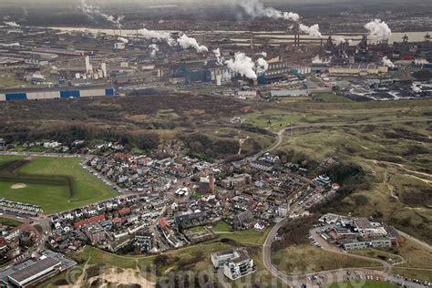 hollandluchtfoto wijk aan zee luchtfoto tata steel