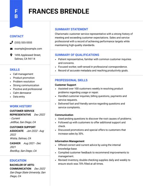 customer service resume examples samples tips