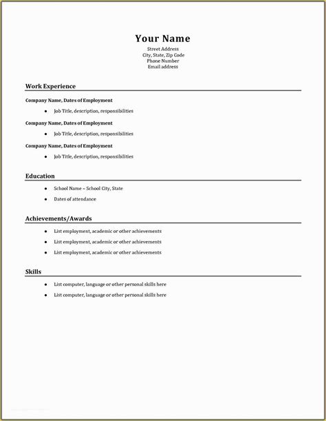 google docs resume templates  resume template resume template