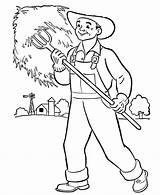 Coloring Pages Farmers Farm Books Colouring Community Preschool Helpers Printable Took Hat Who Grass Workers Wouldn Kid Alphabet sketch template