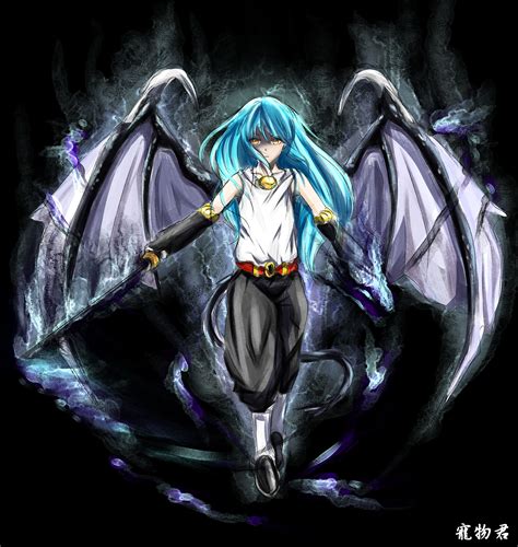 great demon lord dark anime demon king anime anime art