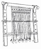 Loom Warp Weighted Weave Vesterheim Classes July Reprint Retro Larson Sketch Textile Kay Copy Bound System sketch template