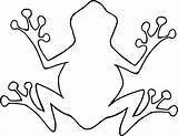 Frog Drawing Simple Coqui Line Draw Outline Clipartmag Drawings Getdrawings Paintingvalley sketch template