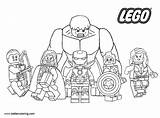 Lego Marvel Coloring Pages Superhero Printable Kids Templates Adults Template sketch template