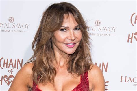 lizzie cundy socialite is fab at 50 as curves erupt from eye popping