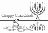 Chanukah Coloring Chappy Menorah Hanukkah Pages Printable Burning Eight Candles Categories sketch template